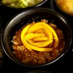 Mango Sticky Rice Inari sushi